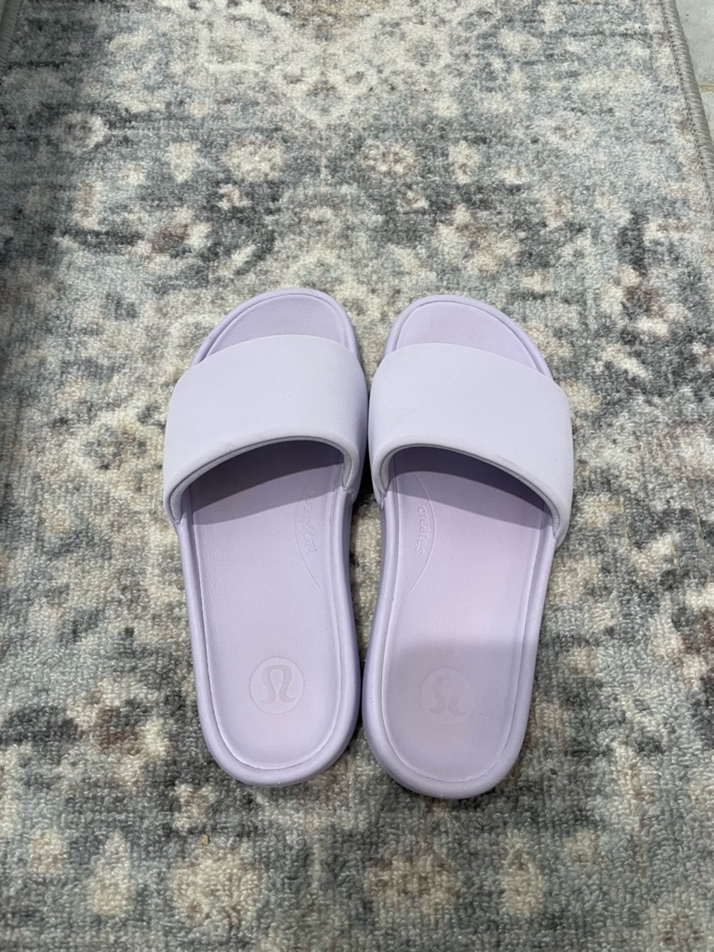 Lululemon Lilac Slide Sandals